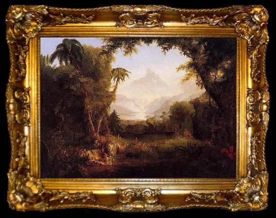 framed  Thomas Cole The Garden of Eden, ta009-2